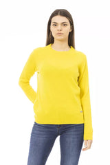 Baldinini Trend Yellow Cashmere Women Sweater - Retail Flare