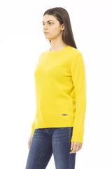 Baldinini Trend Yellow Cashmere Women Sweater - Retail Flare