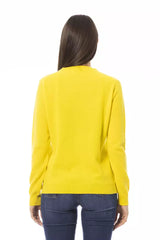 Baldinini Trend Yellow Cashmere Women Sweater - Retail Flare