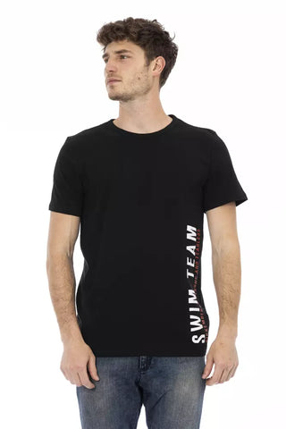 Bikkembergs Black Cotton Men T-Shirt - Retail Flare
