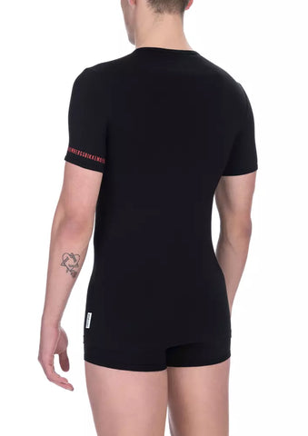 Bikkembergs Black Cotton Men's T-Shirt - Retail Flare