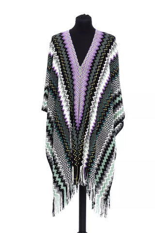Missoni Multicolor Wool Women Poncho - Retail Flare