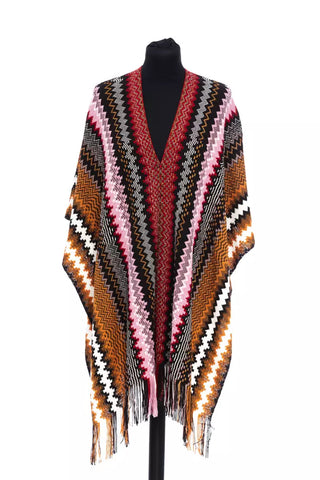 Missoni Multicolor Wool Women Poncho - Retail Flare