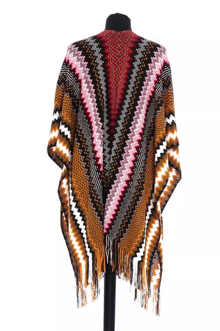 Missoni Multicolor Wool Women Poncho - Retail Flare