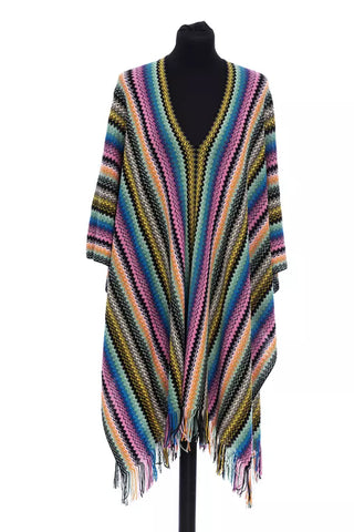 Missoni Multicolor Wool Women Poncho - Retail Flare