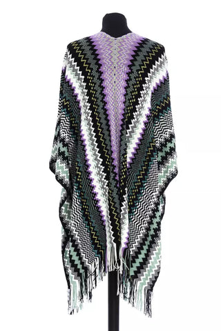 Missoni Multicolor Wool Women Poncho - Retail Flare