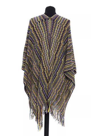 Missoni Multicolor Wool Women Poncho - Retail Flare