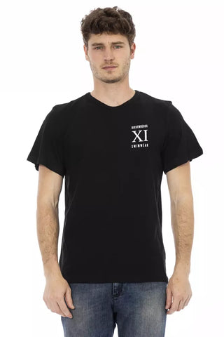 Bikkembergs Black Cotton Men T-Shirt - Retail Flare