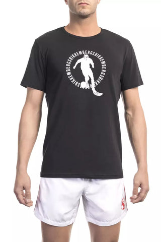 Bikkembergs Black Cotton Men T-Shirt - Retail Flare