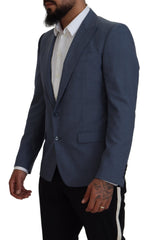 Dolce & Gabbana Elegant Blue Single Breasted Sport Blazer - Retail Flare