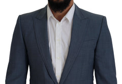 Dolce & Gabbana Elegant Blue Single Breasted Sport Blazer - Retail Flare