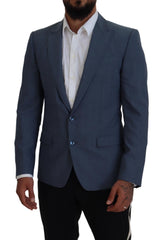 Dolce & Gabbana Elegant Blue Single Breasted Sport Blazer - Retail Flare