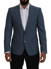 Dolce & Gabbana Elegant Blue Single Breasted Sport Blazer - Retail Flare