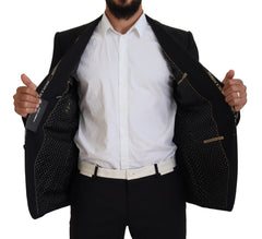Dolce & Gabbana Sicilian Style Black Single Breasted Blazer - Retail Flare