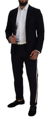 Dolce & Gabbana Elegant Single Breasted Black Wool Blazer - Retail Flare