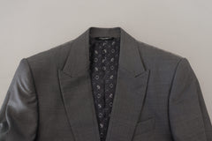 Dolce & Gabbana Elegant Light Gray Sicilia Blazer Jacket - Retail Flare