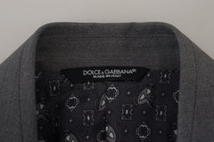 Dolce & Gabbana Elegant Light Gray Sicilia Blazer Jacket - Retail Flare