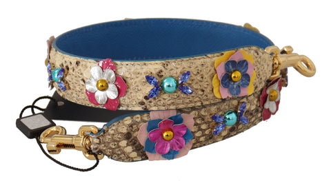 Dolce & Gabbana Elegant Beige Python Leather Strap - Retail Flare