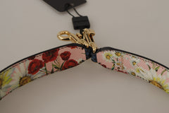 Dolce & Gabbana Elegant Blue Python Leather Bag Strap - Retail Flare