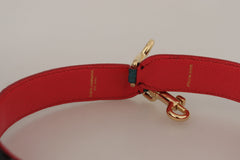 Dolce & Gabbana Emerald Green Leather Shoulder Strap - Retail Flare