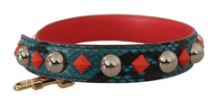 Dolce & Gabbana Emerald Green Leather Shoulder Strap - Retail Flare
