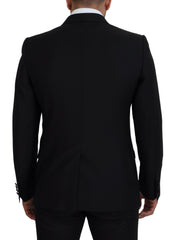 Dolce & Gabbana Elegant Martini Black Formal Blazer - Retail Flare