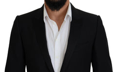 Dolce & Gabbana Elegant Martini Black Formal Blazer - Retail Flare
