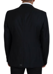 Dolce & Gabbana Elegant Dark Blue Single Breasted Blazer - Retail Flare