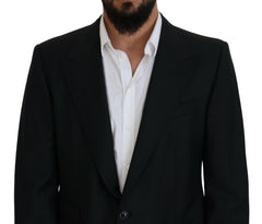 Dolce & Gabbana Elegant Dark Blue Single Breasted Blazer - Retail Flare