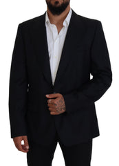 Dolce & Gabbana Elegant Dark Blue Single Breasted Blazer - Retail Flare