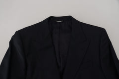 Dolce & Gabbana Elegant Dark Blue Single Breasted Blazer - Retail Flare