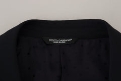 Dolce & Gabbana Elegant Dark Blue Single Breasted Blazer - Retail Flare
