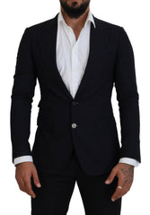 Dolce & Gabbana Elegant Black Single-Breasted Blazer - Retail Flare