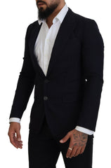 Dolce & Gabbana Elegant Black Single-Breasted Blazer - Retail Flare