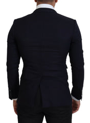 Dolce & Gabbana Elegant Black Single-Breasted Blazer - Retail Flare