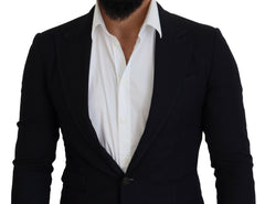 Dolce & Gabbana Elegant Black Single-Breasted Blazer - Retail Flare