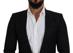 Dolce & Gabbana Elegant Martini Style Black Formal Blazer - Retail Flare
