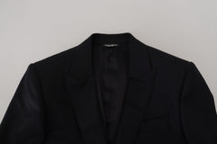 Dolce & Gabbana Elegant Martini Style Black Formal Blazer - Retail Flare