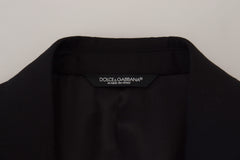 Dolce & Gabbana Elegant Martini Style Black Formal Blazer - Retail Flare