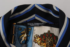 Dolce & Gabbana Elegant Striped Silk Blend Robe - Retail Flare