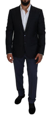 Dolce & Gabbana Elegant Dark Blue Martini Blazer - Retail Flare