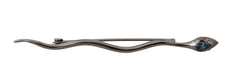 Dolce & Gabbana Elegant Crystal-Embellished Silver Brooch - Retail Flare