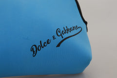 Dolce & Gabbana Elegant Blue Polyamide Pouch Bag - Retail Flare