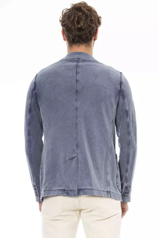 Distretto12 Blue Cotton Mens Blazer - Retail Flare