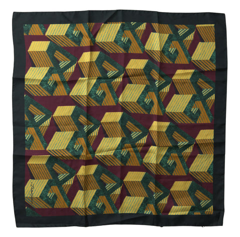 Dolce & Gabbana Elegant Multicolor Silk Men's Square Scarf - Retail Flare