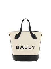 Bally Elegant Monogram Bucket Bag in Black & White - Retail Flare
