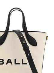 Bally Elegant Monogram Bucket Bag in Black & White - Retail Flare