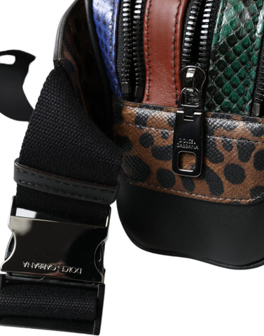 Dolce & Gabbana Exotic Leather Leopard Belt Bag - Retail Flare