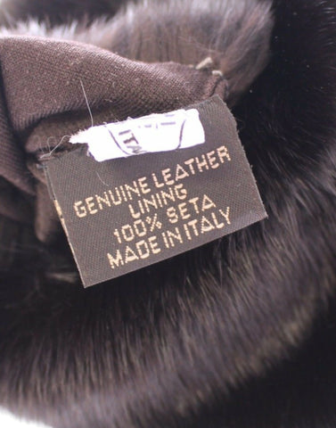 Dolce & Gabbana Elegant Elbow Length Purple Fur Gloves - Retail Flare