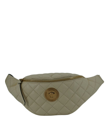 Versace Elegant White Lamb Leather Belt Bag - Retail Flare